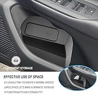 Vista 24 de Ruiya Corolla Cross Door Trash Can for Toyota Corolla Cross Accessories Mini Car Trash Bin with Lid for Storage Plastic Garbage Can Compatible with