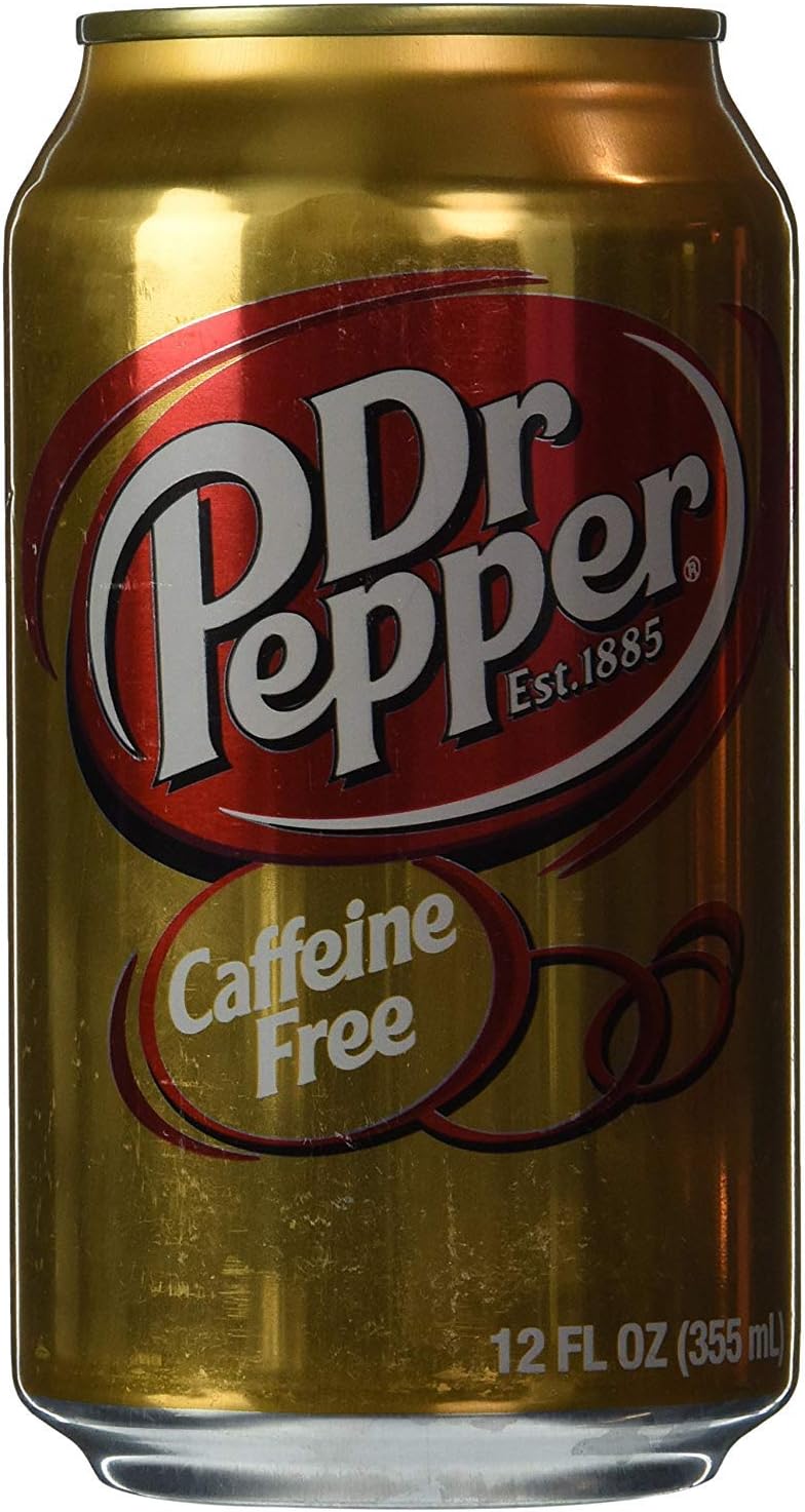 Amazon.com : Dr. Pepper Caffeine Free 12oz Can Pack of 12 : Grocery
