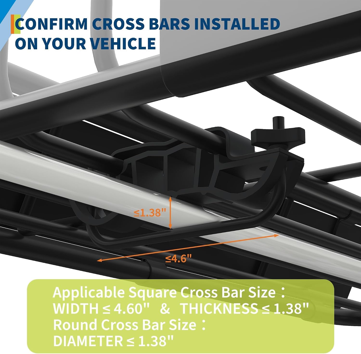 Roof Rack Basket for Car, 300 Lbs Capacity Cargo Carrier with Weather-Resistant Steel Construction, Applicable to Luggage & Camping Gear Storage for Truck, SUV & Car
