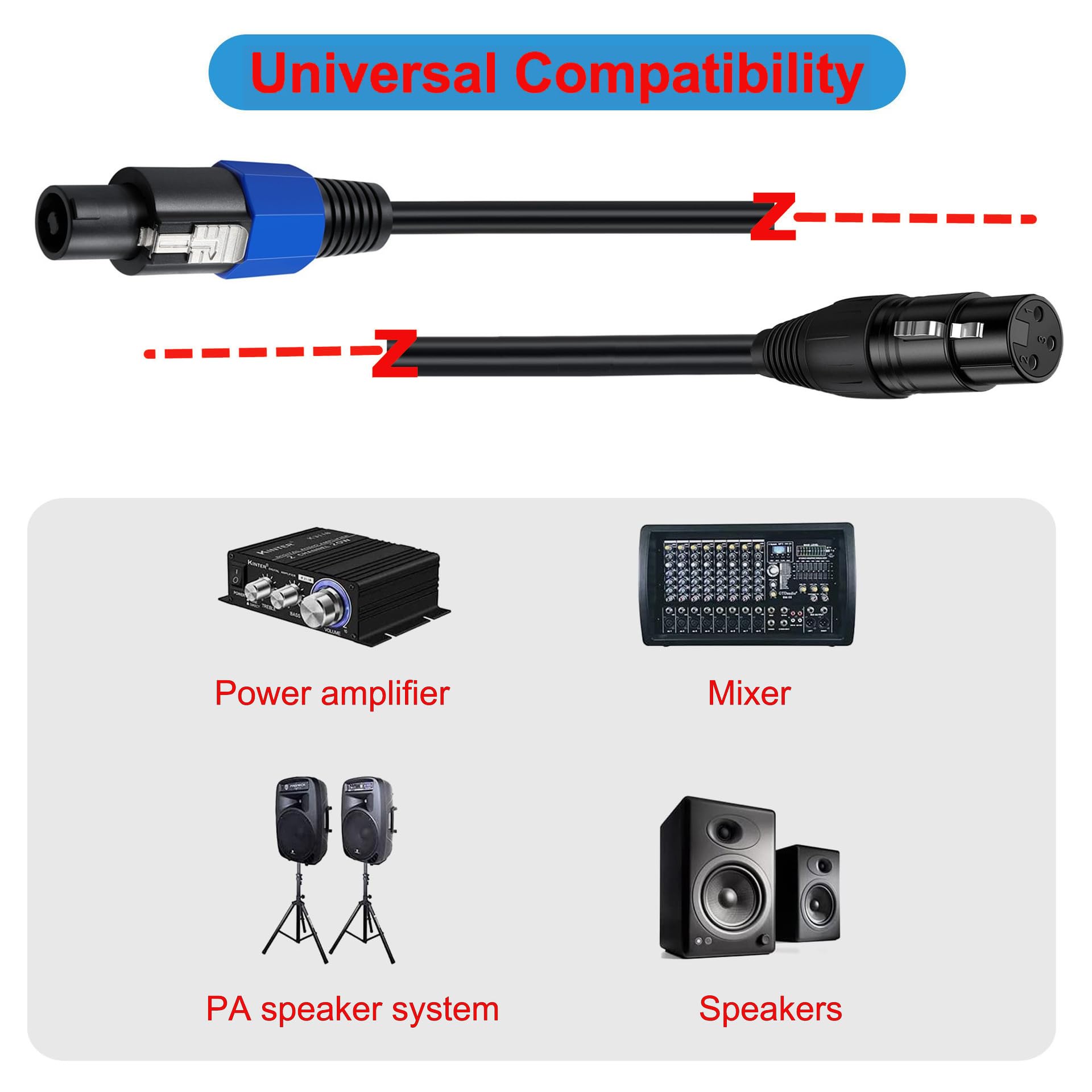 Hanprmeee Speakon to XLR Cable - Image 4