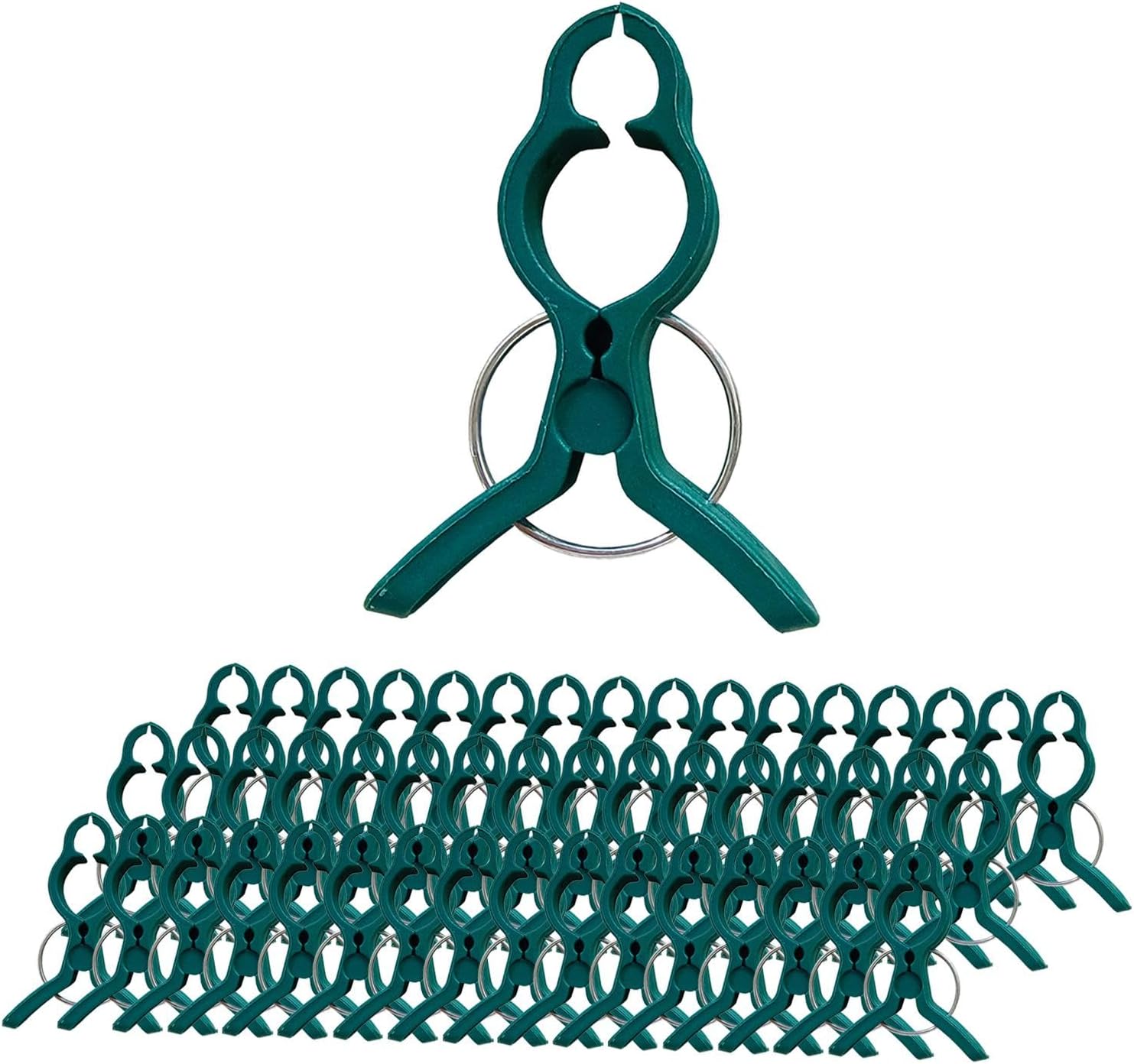 Lot De 15 Mini Pinces à Plantes Windhager - Support Pour Orchidées, Jeunes Pousses, Treillis (vert)