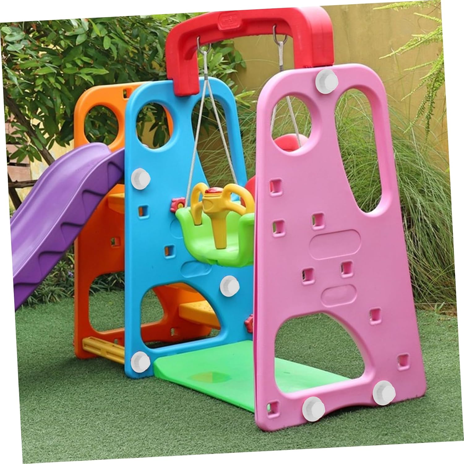 2pcs Boy Girl Plastic Slide Screw Caps Quick Installation Playground Repair Accessories for Boy Girl's Climbing Toys Safe and Easy Replacement Compatible with Various Slides