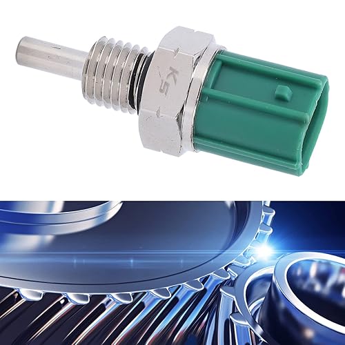 Miniatura 5 de Oumefar Sensor de temperatura del agua, 0.472 in0.47 pulgadas de rosca de acero de aleación de sensor de temperatura del agua resiste el clima y