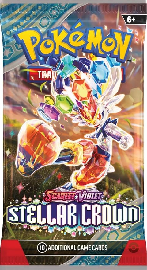 Pokemon TCG Scarlet & Violet Stellar Crown Booster Pack miniatura 4