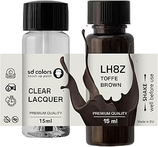 SD COLORS TOFFE BROWN LH8Z - Pintura para retocar (15 ML), color marrón
