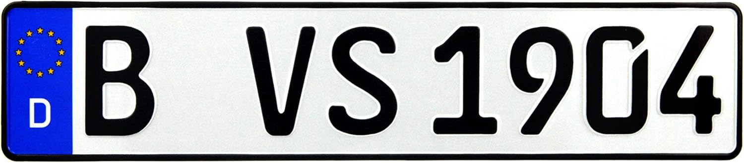 VooSale Autokennzeichen - DIN-zertifiziert & Individuell Personalisierbar