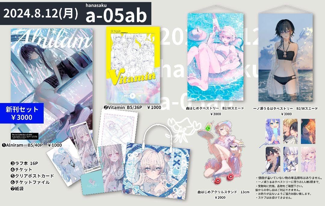 Amazon.co.jp: C104 hanasaku Aちき 新刊セット : おもちゃ