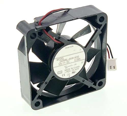 Miniatura 3 de Nuevo ventilador de refrigeración para 2406RL-04W-M30 DC 12V 0.08A 2.362 in 6015 Tamaño 2.362x2.362x0.591 in, ventilador de enfriamiento silencioso