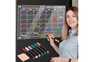 Acrylic Dry Erase Planner: Organize Your Kitchen Or Home in Style!