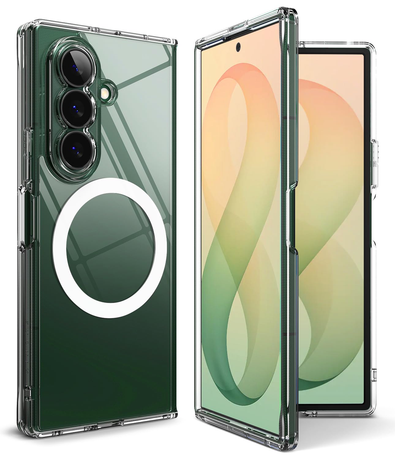 Ringke Fusion Magnetic for Samsung Galaxy Z Fold 8 Ultra Case Back Cover | Magnetic Clear, Compatible with MagSafe, Shockproof, Hard Back, Flexible TPU Bumper, Precise Cutouts, Original Form-image-33