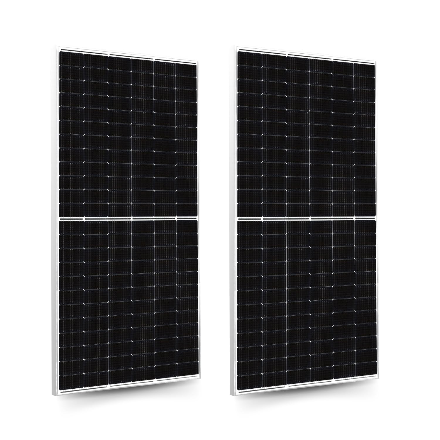 by Panasonic 550Watt Solar Panel, Non DCR Mono Facial Half Cut 144 Cells, Mono-PERC Solar Module, 10BB, 25 Years Linear Performance Warranty (Pack of 2)