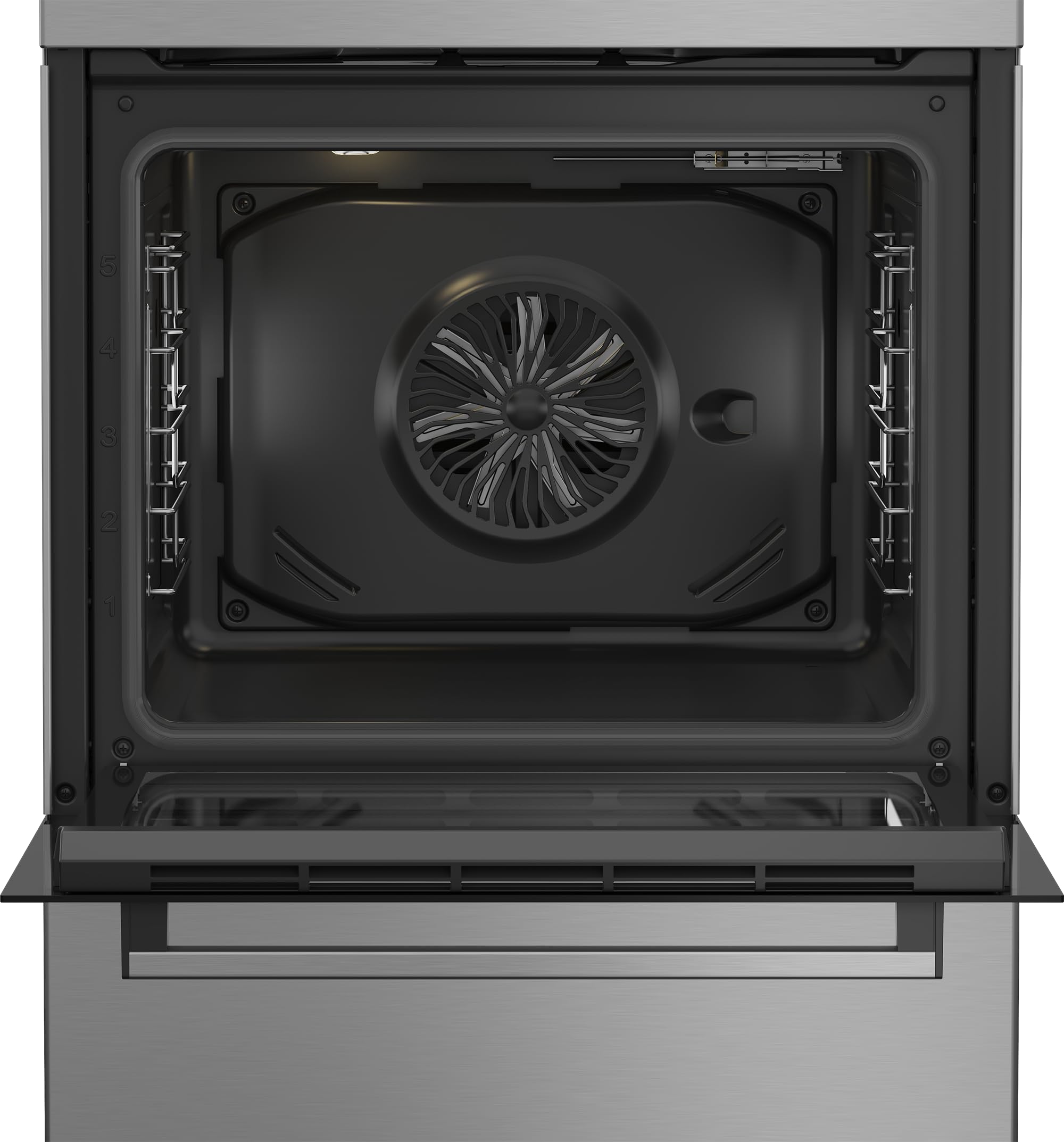 Beko FBE69100X Cucina a Libera Installazione 60x60 cm, Piano a Induzione 4 Zone, Forno Multifunzione 72 L Classe A, Inox, HidroClean - 4