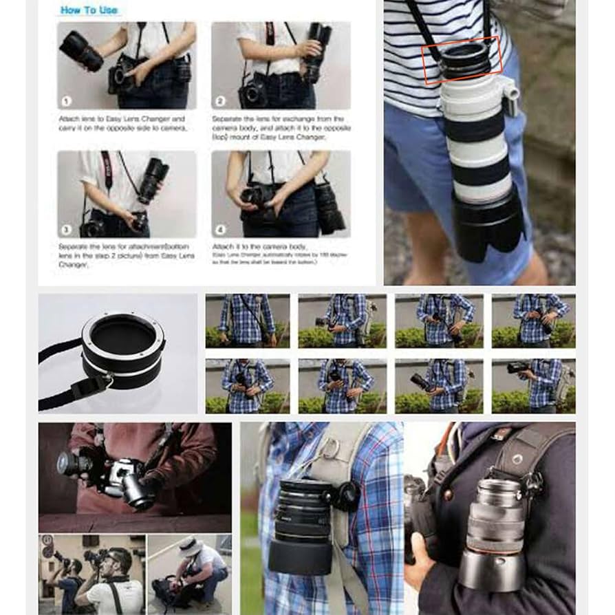 Amazon | プロフェッショナルレンズ交換リングレンズフリッパー