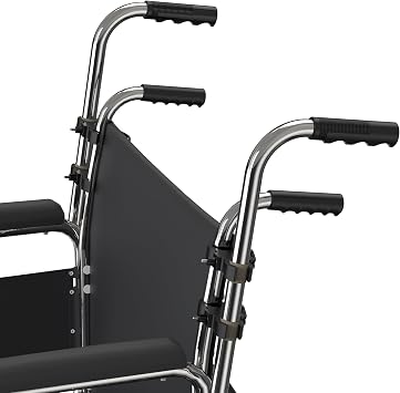 Wheelchair Handle Extenders - Stroller Handle Extender Extension, Fit 1 to 1-1/4 Wheelchair Push Bar, 2 Pack