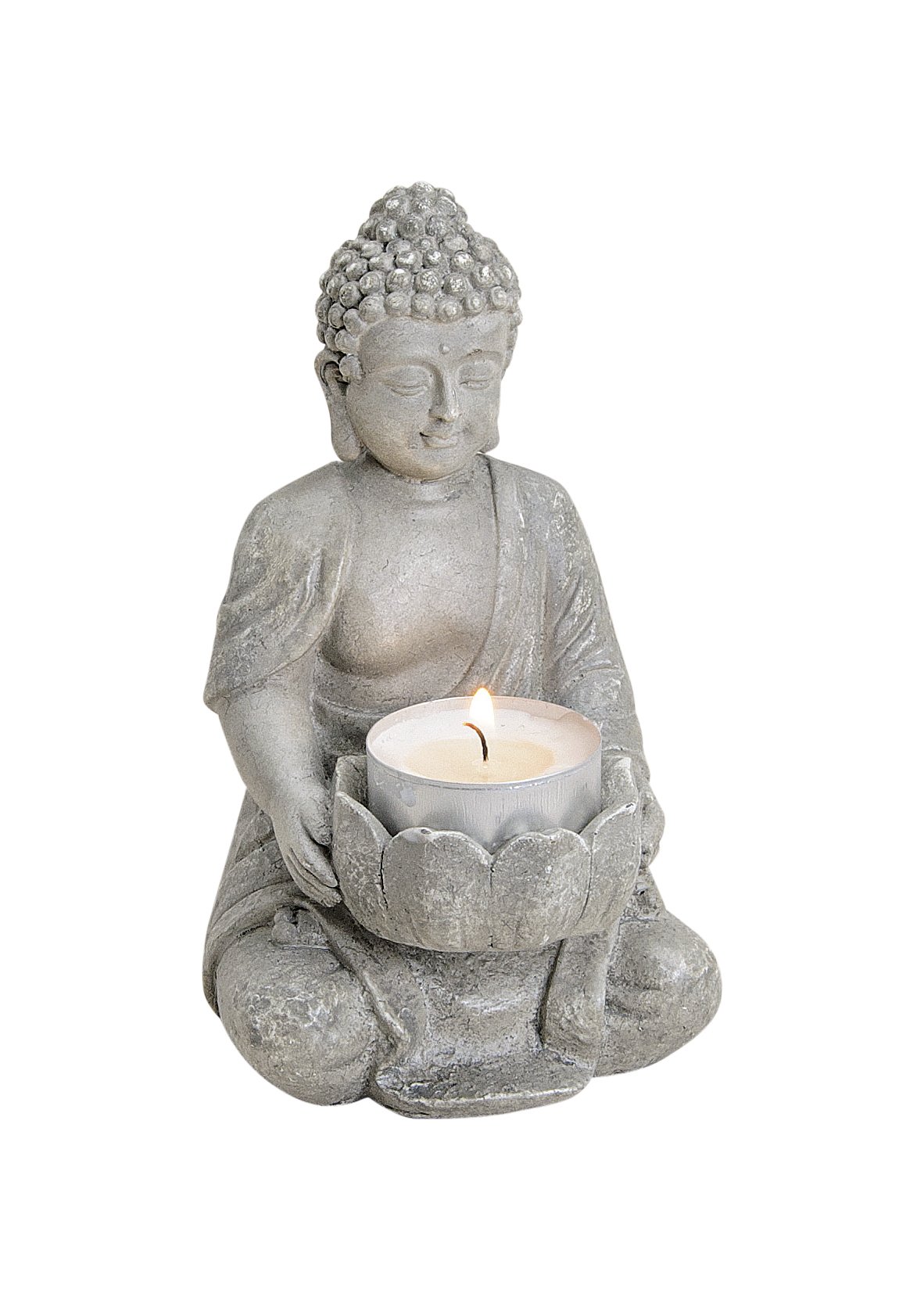 Buddha Tea Light Holder 14 cm Buddha Figurines Buddha Figurine – Buddha Budda Statue meditation feng shui