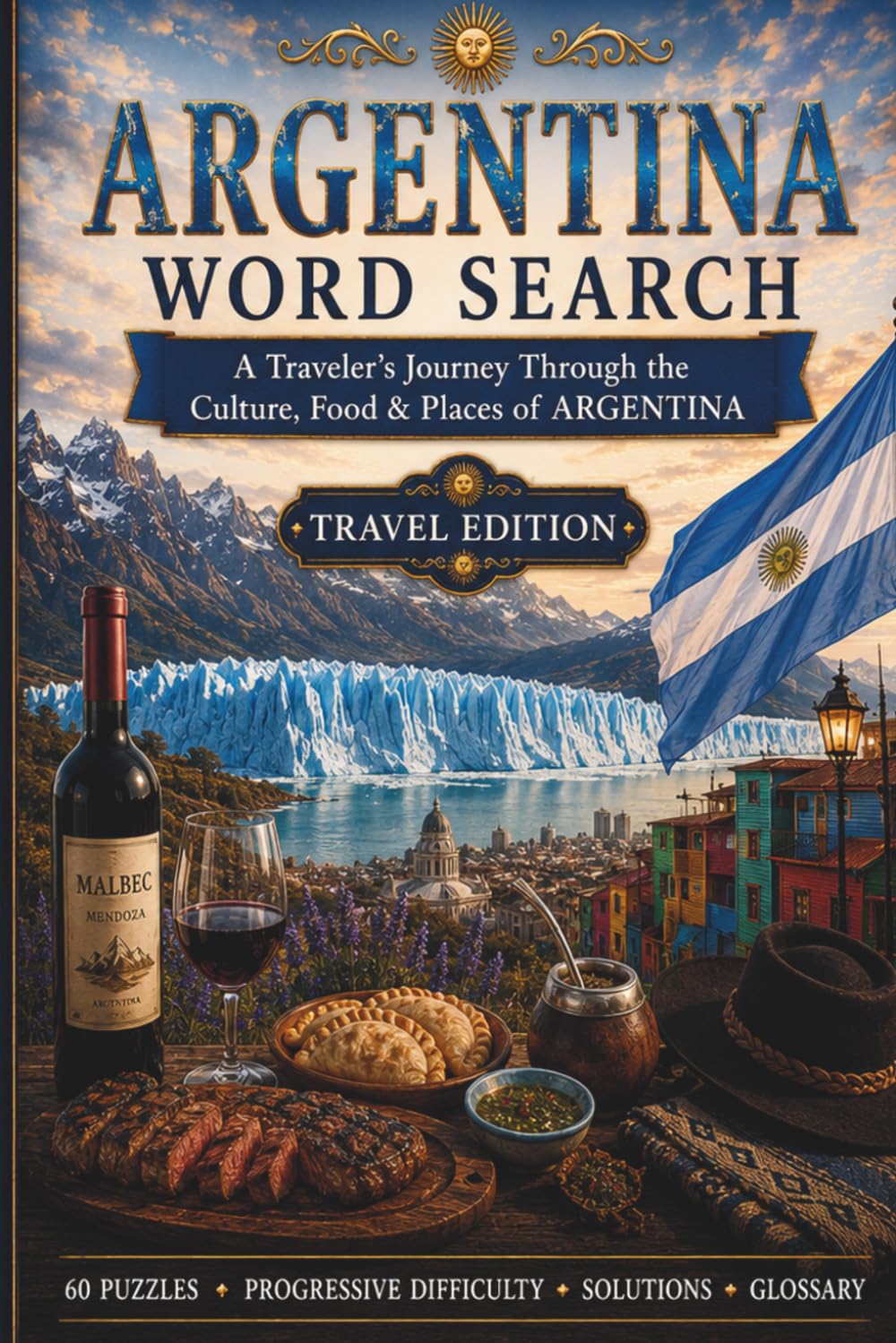 Argentina Word Search: A Traveler's Journey Through the Culture, Food & Places of Argentina (World Travel Word Search)