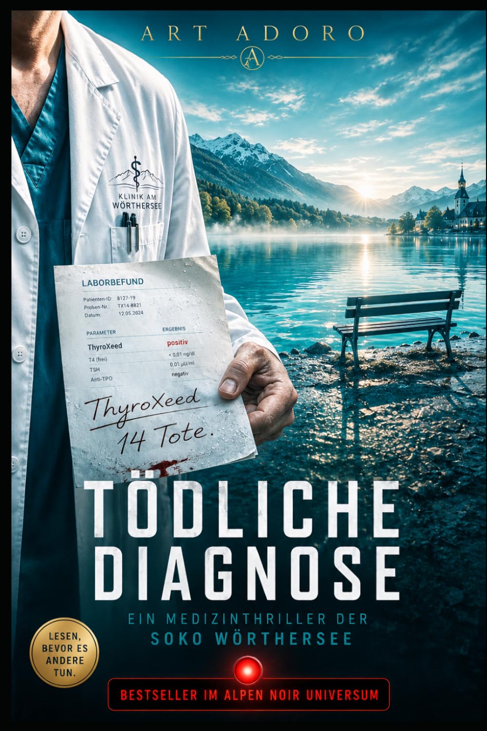 *TÖDLICHE DIAGNOSE* - Ein Medizinthriller der SOKO Wörthersee in der Klinik am Wörthersee: Der See ist türkis. Das Wasser ist ruhig. Und unter der ... Tod. (ein Kärnten Krimi der SoKo Wörthersee)