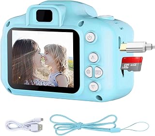 Crianças Câmera Digital - Selfie Crianças Câmera Digital | Câmera infantil, câmera infantil para crianças, brinquedos, aniversário, brinquedo Natal para crianças 3 a 8 anos Maxten