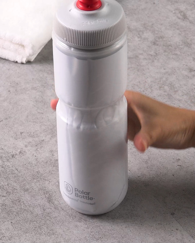Amazon.co.jp: Pola Bottle Breakaway 24 oz (700 ml) BOLT WHT/SLV