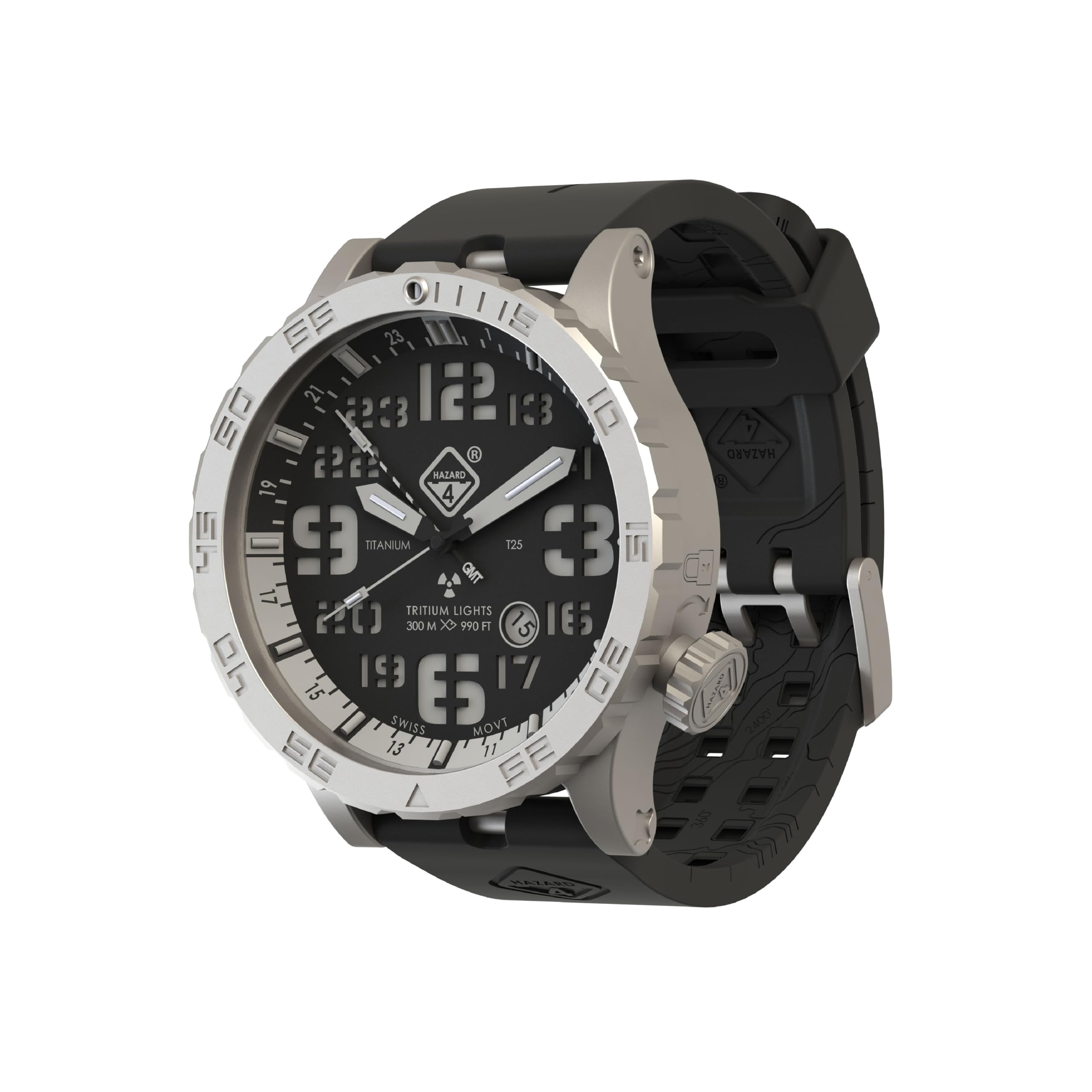 Heavy Water Diver™ : Titanium Tritium Dive-Watch