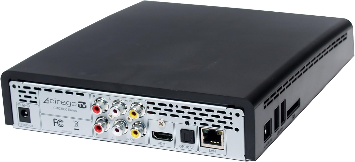 CiragoTV Platinum Network HD Multimedia Center with 1 TB HD CMC3000 - Black