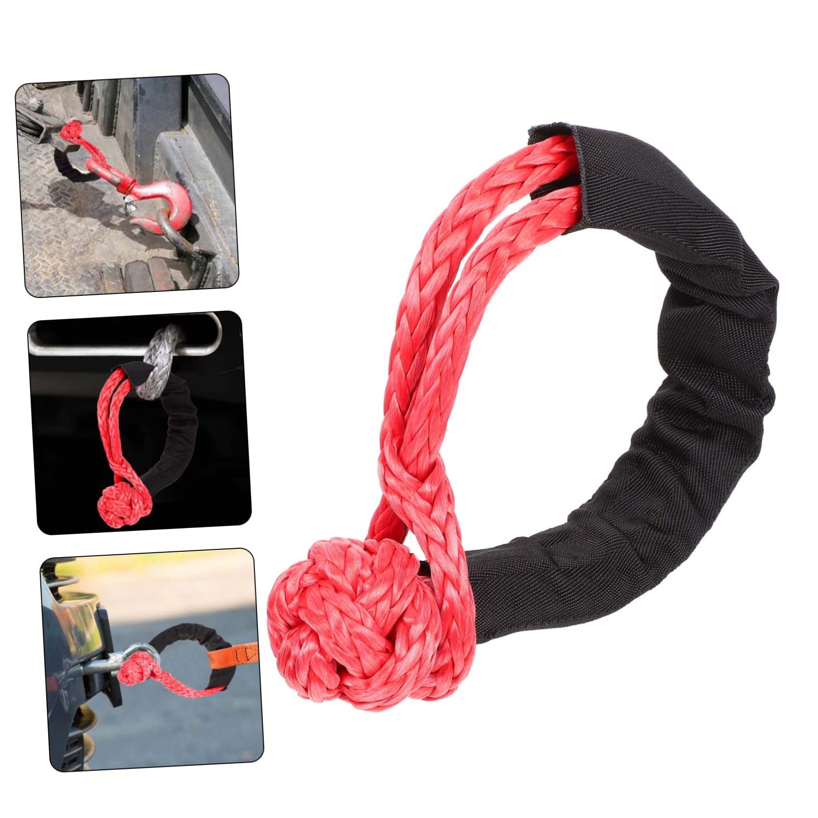 COSMEVIVI Nylon Soft Shackle 17 Ton Capacity Heavy Duty Rope Shackles Easy to Use