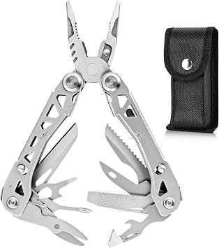 Lightweight Multitool, 19-in-1 Stainless Steel Multipurpose Plier