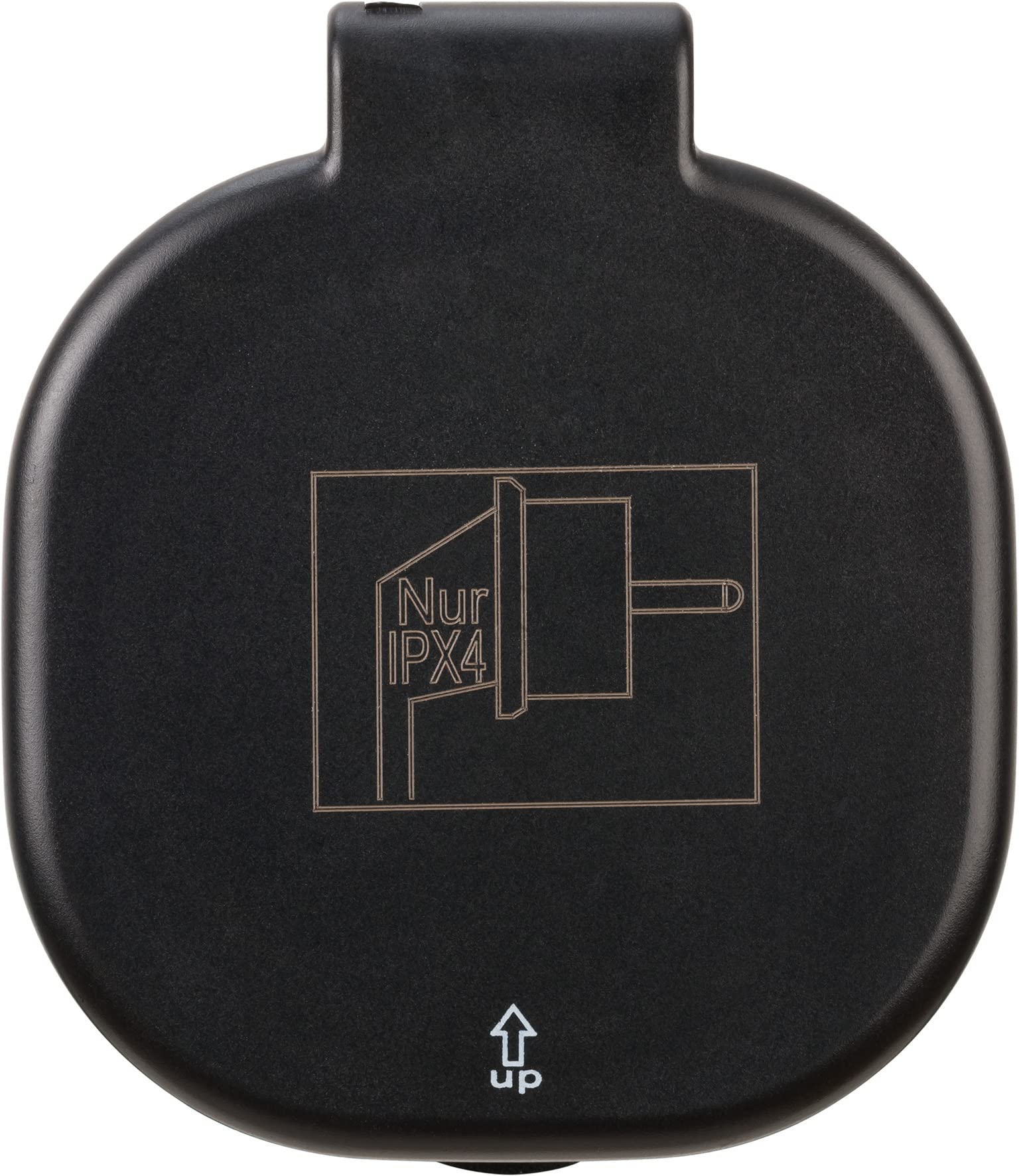 brennenstuhl Prise WLAN® Connect WA 3000 XS02 extérieure IP44 (prise WiFi extérieure 2,4 GHz compatible avec Alexa et Google Assistant, prise intelligente avec minuterie, application gratuite), noir | Prise WiFi d'extérieur 2,4 GHz compatible avec Alexa e