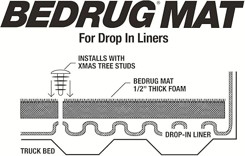 Miniatura 7 de Bedrug BMX00D alfombrilla para la caja de la camioneta universal de 66 x 98 (recortar para adaptar)