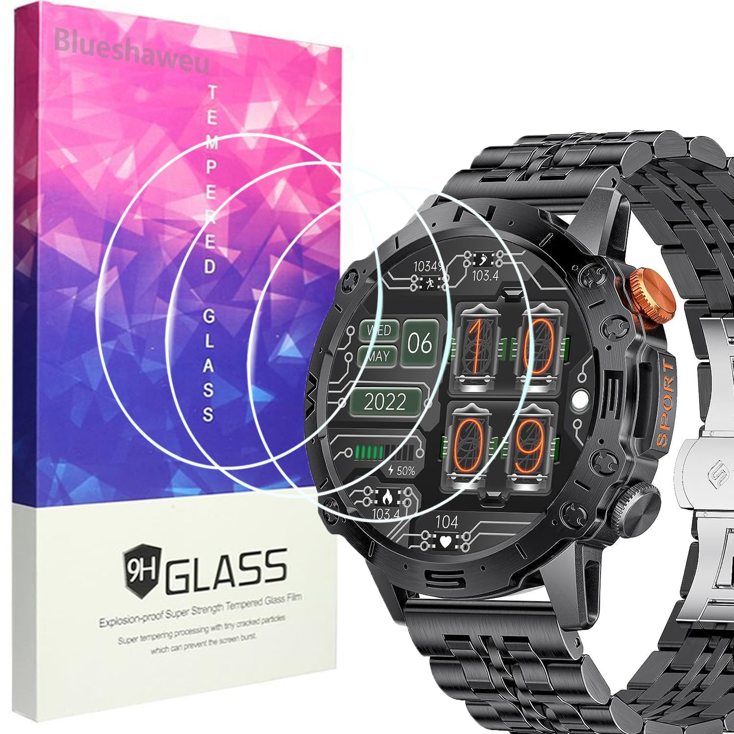 Pellicola Vetro Temperato Per OUKITEL BT10 | 3 Pezzi, Durezza 9H, Anti-Graffio - Foto 8