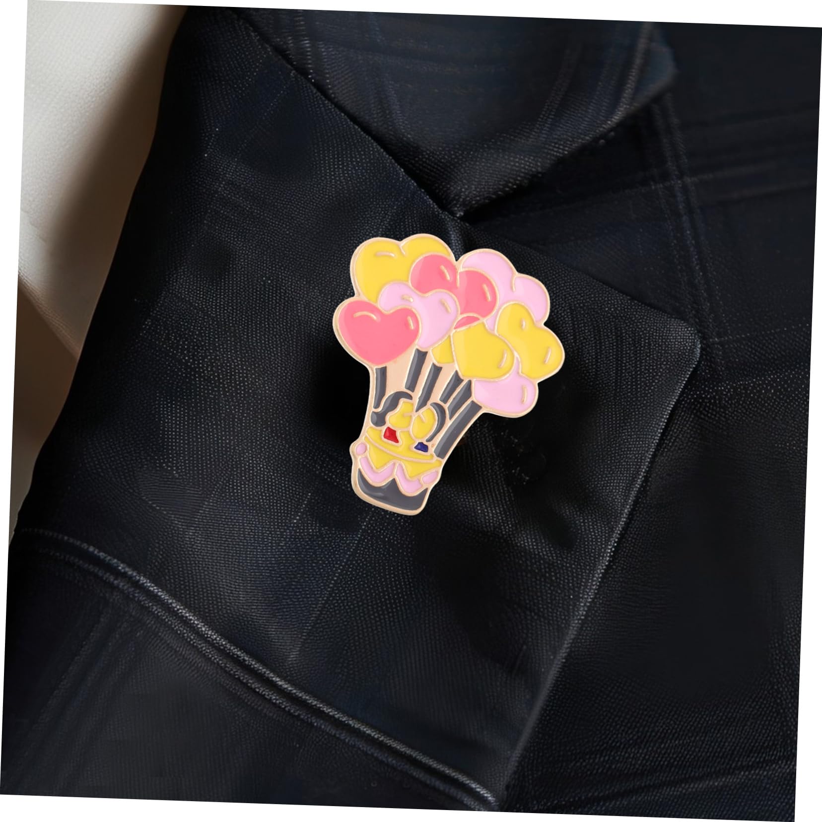 Broche con Forma de corazón de aleación con Forma de Globo aerostático para Mujer, Elegante, para Solapa, Bonito Accesorio para San Valentín