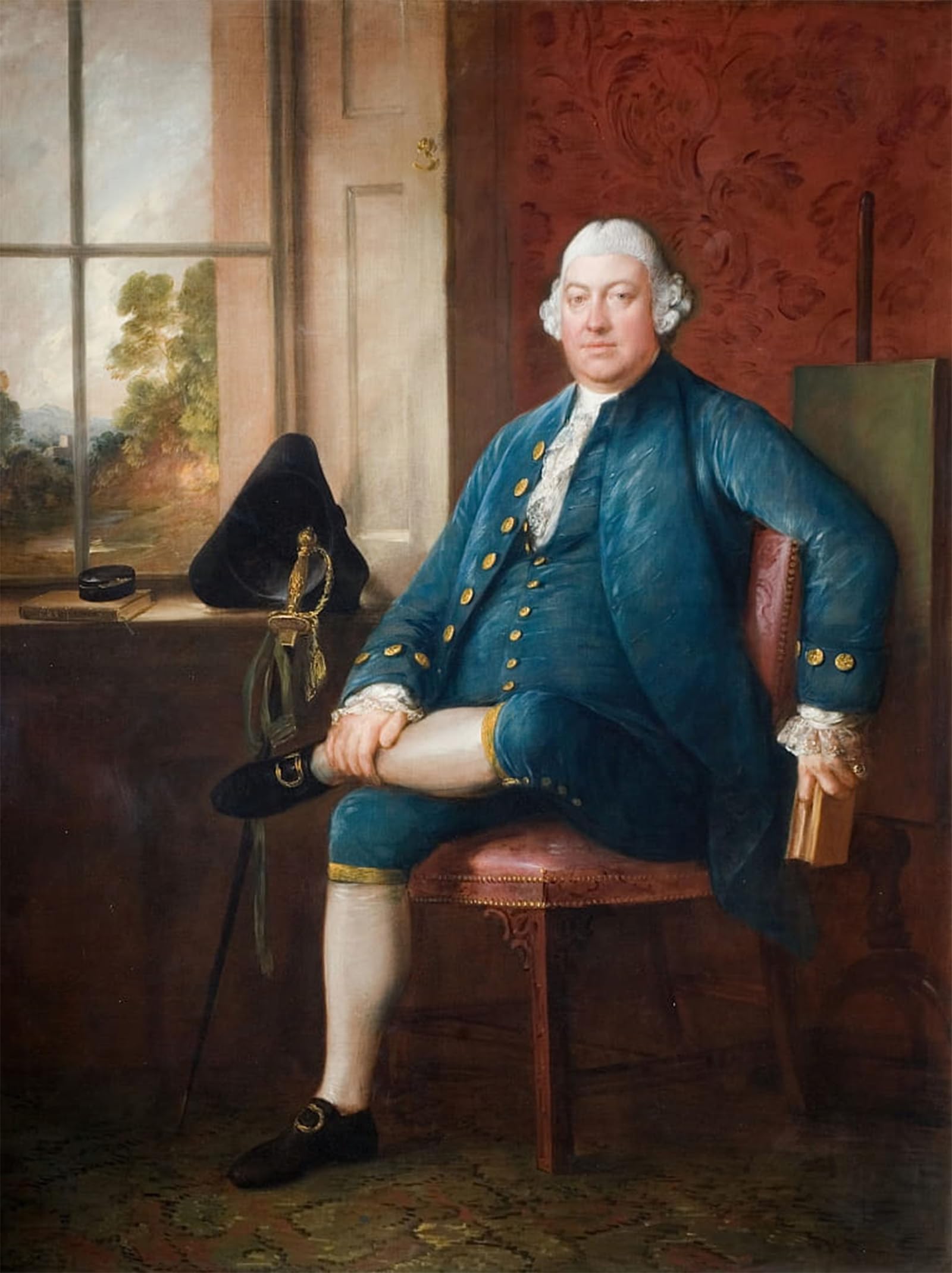 POSTERIIk Famous Animal Posters Vintage Picture Portrait of Hale by Gainsborough Modern Wall Decor for Home Decor 60x90cm
