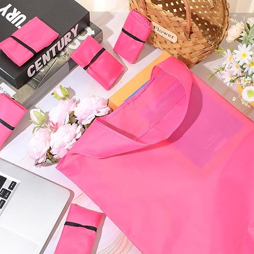 Miniatura 6 de Silkfly 24 bolsas de compras reutilizables duraderas plegables grandes para cocina, a granel con asa, bolsa de almacenamiento lavable resistente