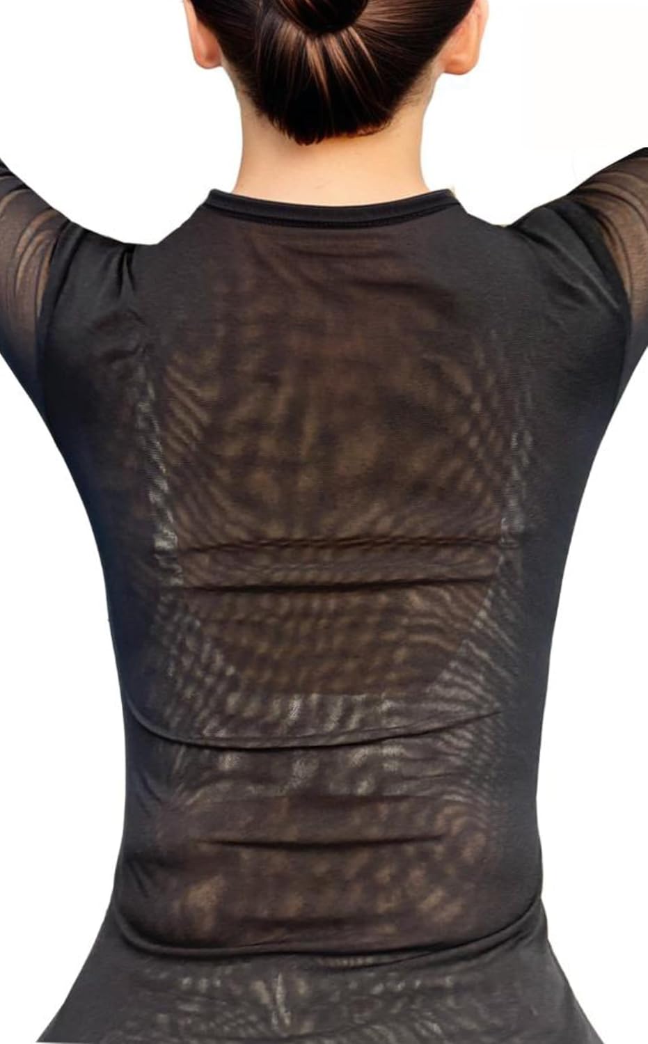 METWEY Wrap Tops for Women Summer Mesh Ruched Top Trendy 2025 Date Outfits V Neck Business Casual Work T Shirts Blouse - Image 6