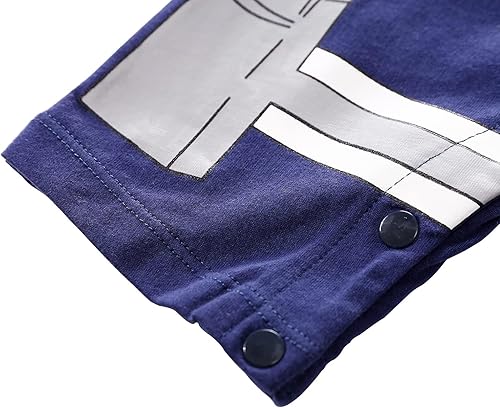 Miniatura 5 de IURNXB Paquete de 2 mamelucos para bebés y niñas lindos recién nacidos de algodón para bebés ropa de cosplay de dibujos animados