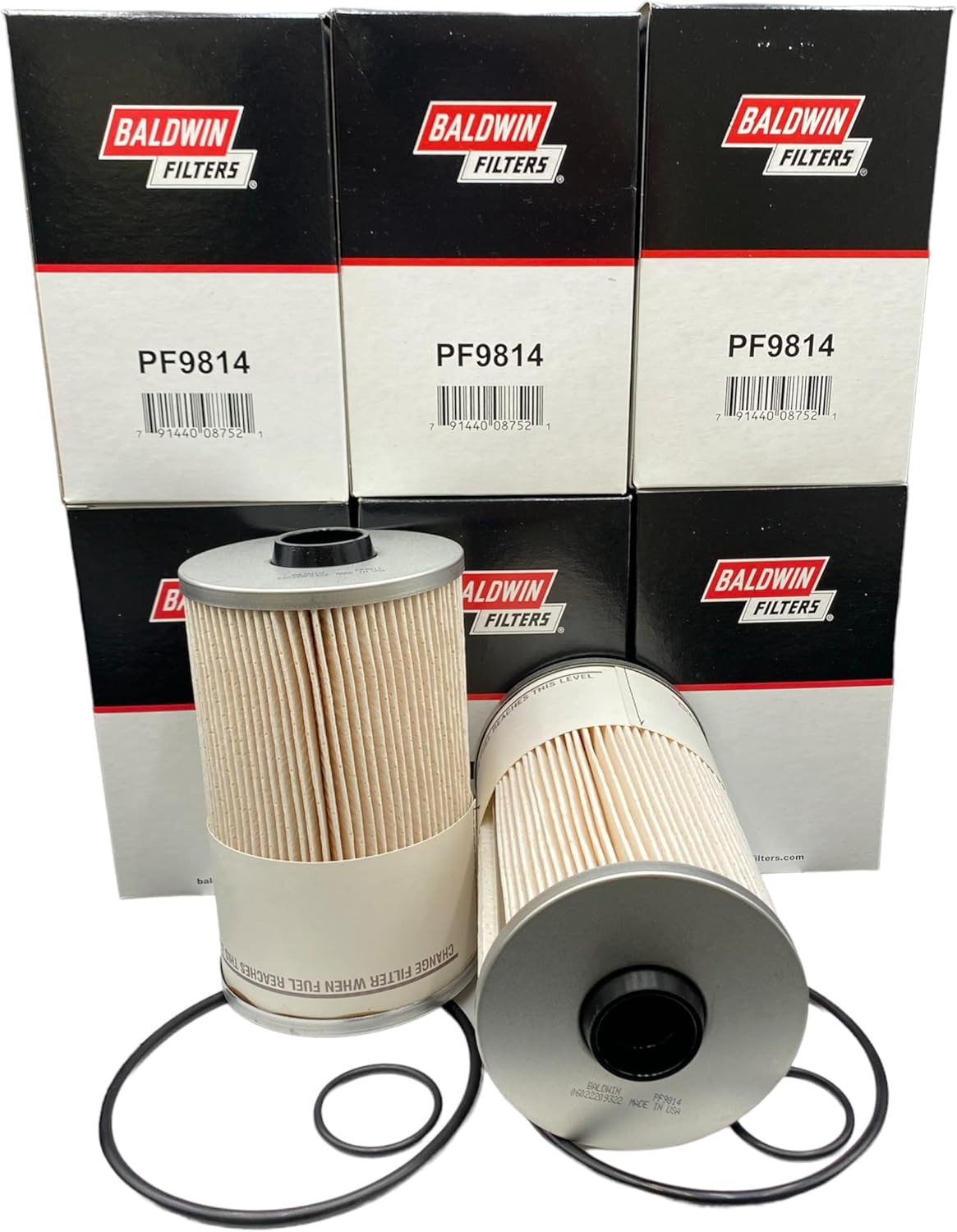 PF9814 Fuel Water Separator Filter Replace FS19764 (Pack of 6)