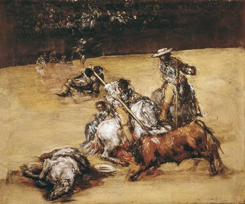 Goya Y Lucientes Francisco De (1746-1828) La corrida de toros 1824 Óleo sobre lienzo España Madrid Museo del Prado - AisaEverett Collection Poster