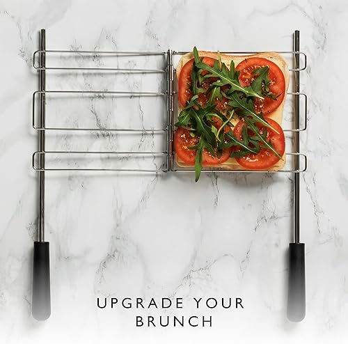 Miniatura 4 de Dualit Jaula de sándwich clásica para tostadoras clásicas Dualit 1 jaula de sándwich para hacer sándwiches tostados en tu tostadora Dualit Jaula