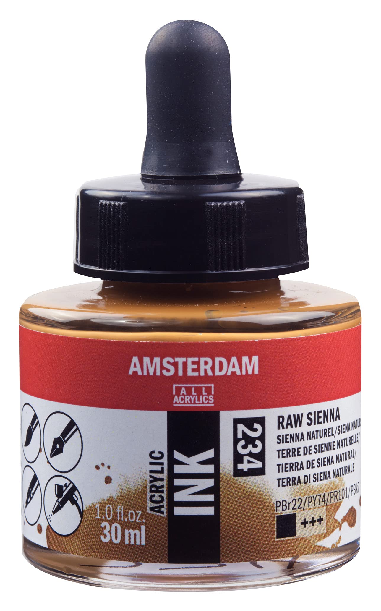 Amsterdam ACRYLC Ink RAW Sienna, One Size