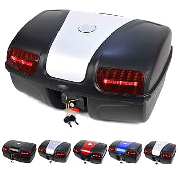 Amazon | AG-86 容量47L リアボックス パール ホワイト LED