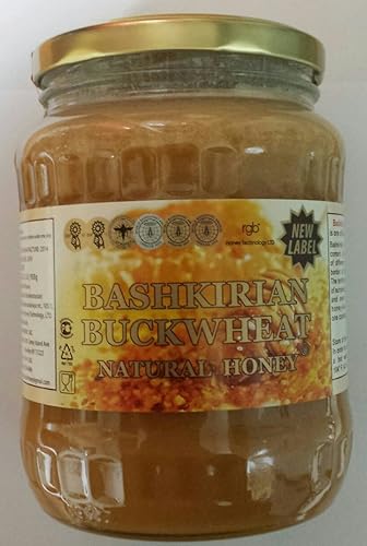 Miel natural de trigo sarraceno Bashkirian 2lb - Nueva etiqueta