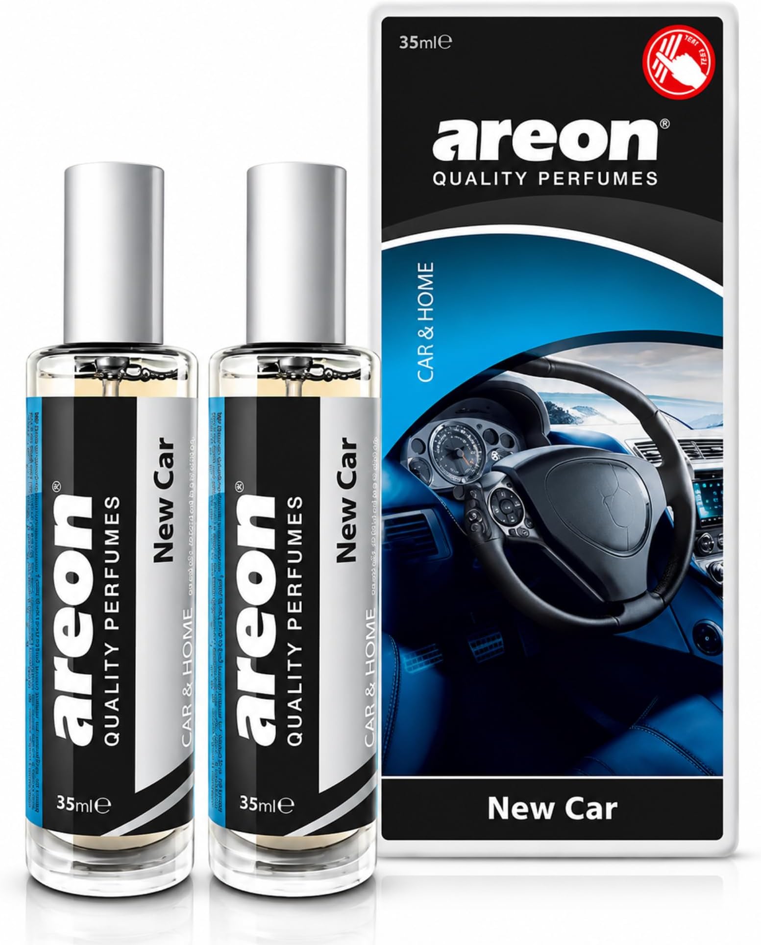 CAR Perfume 35 ml I Car & Home Air Freshener Spray I New Car Scent I (Pack of 2)
