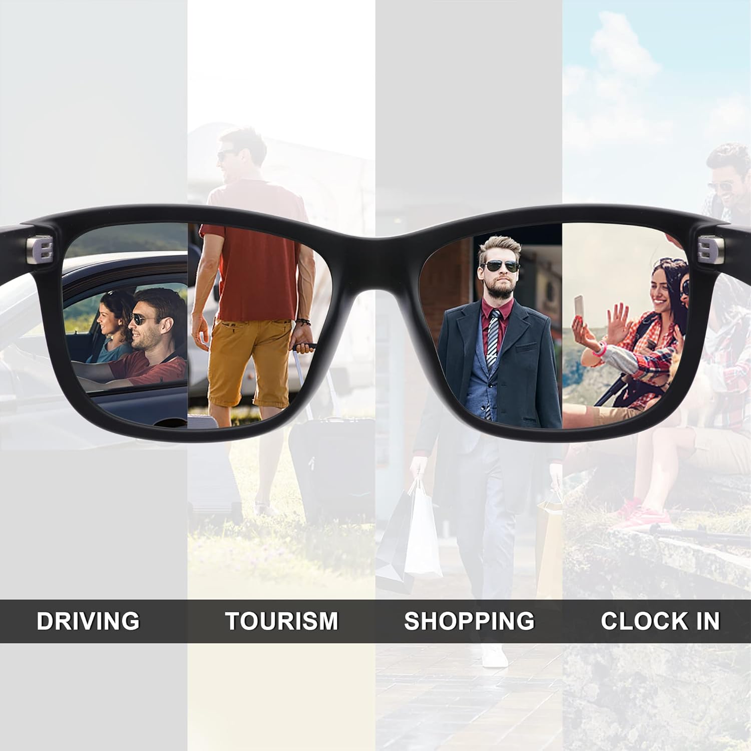 Polarized Sunglasses for Women and Men, Fishing Driving Sun Glasses UV Glare Protection RFS8201 - Image 5