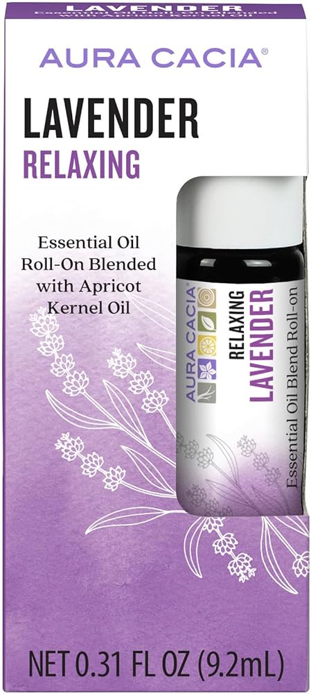 Amazon.com : Aura Cacia Oil Roll-On, Lavender, 0.31 Fluid Ounce