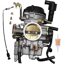 Carburetor & Choke Cable for Yamaha Road Star XV1600 1999-2003 XV1700 2002-2014 1700 Silverado 2004-2007 Replace 4WM-14101-03-00 5VN-14101-00-00