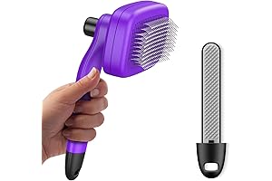 Retractable Easy Tap Brush for Dogs and Cats