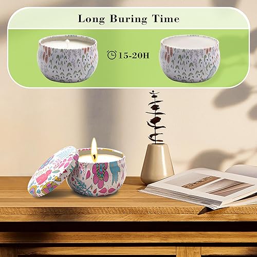 Miniatura 5 de Velas perfumadas de aromaterapia de soja, velas para el hogar, quemaduras de larga duración, velas prémium para relajación corporal y alivio del