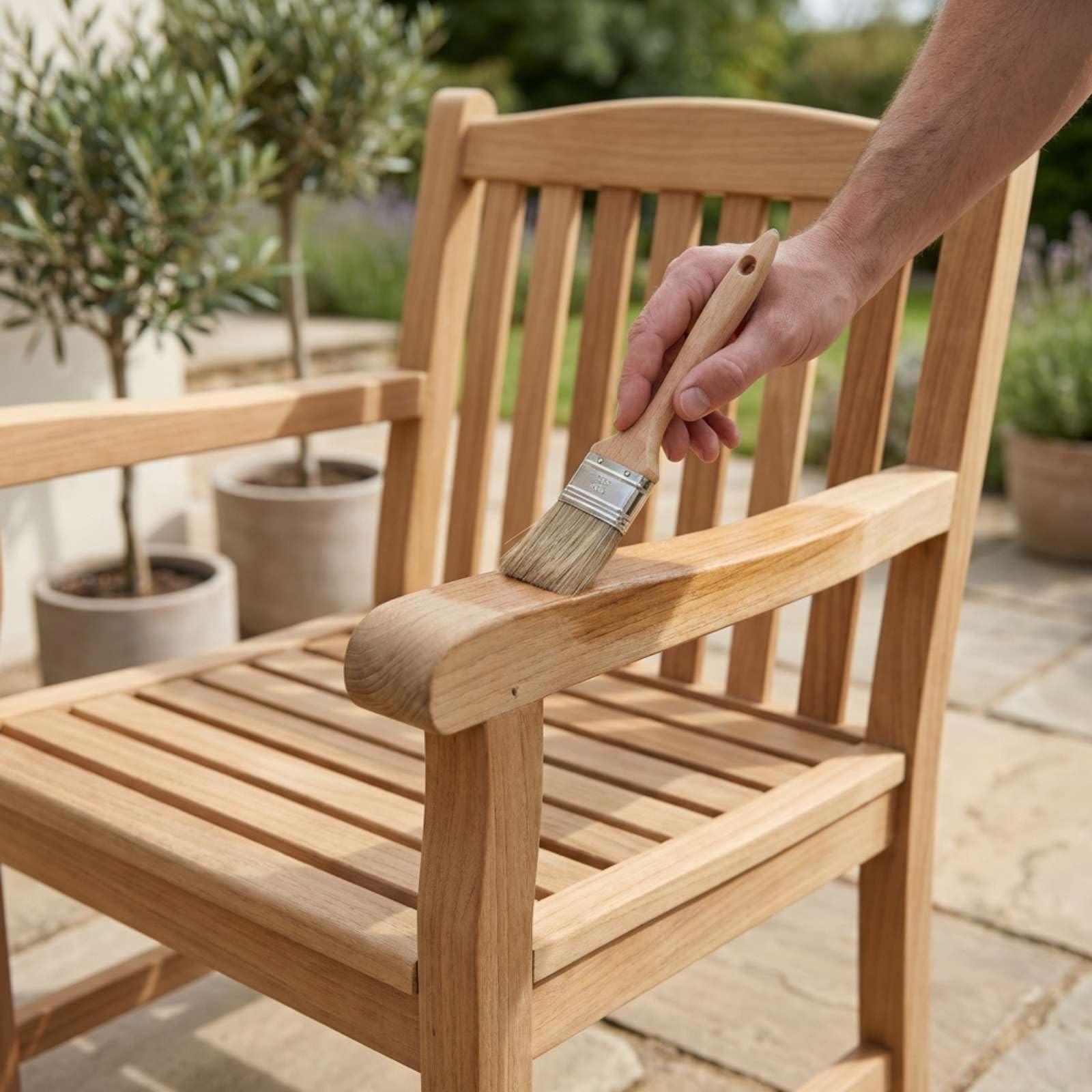 Saturateur Teck - Codeve Bois - 5L - Intérieur/extérieur - Pour La Protection De Votre Mobilier, Terrasse Ou Caillebotis En Teck.