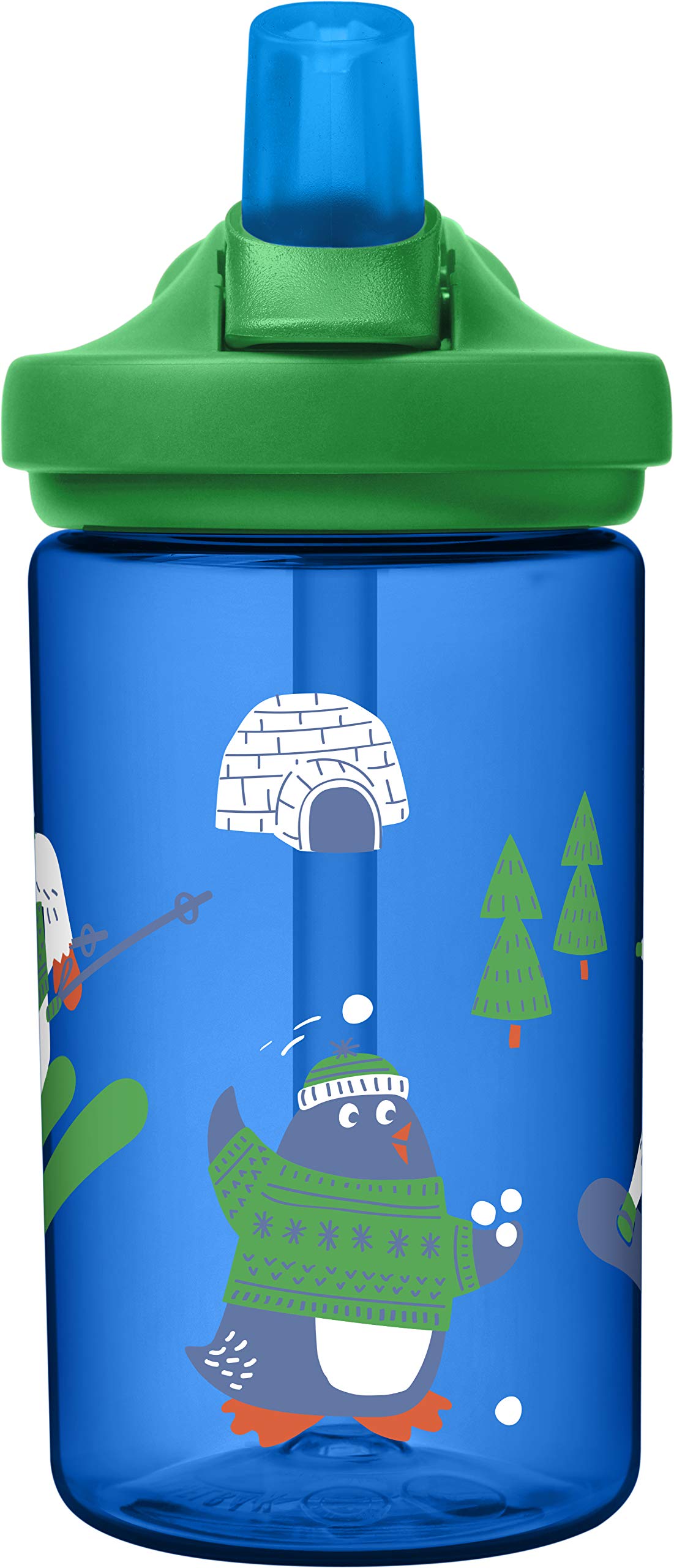 Eddy+ Kids BPA-Free Water Bottle with Straw, 14oz, Sweater Shedders