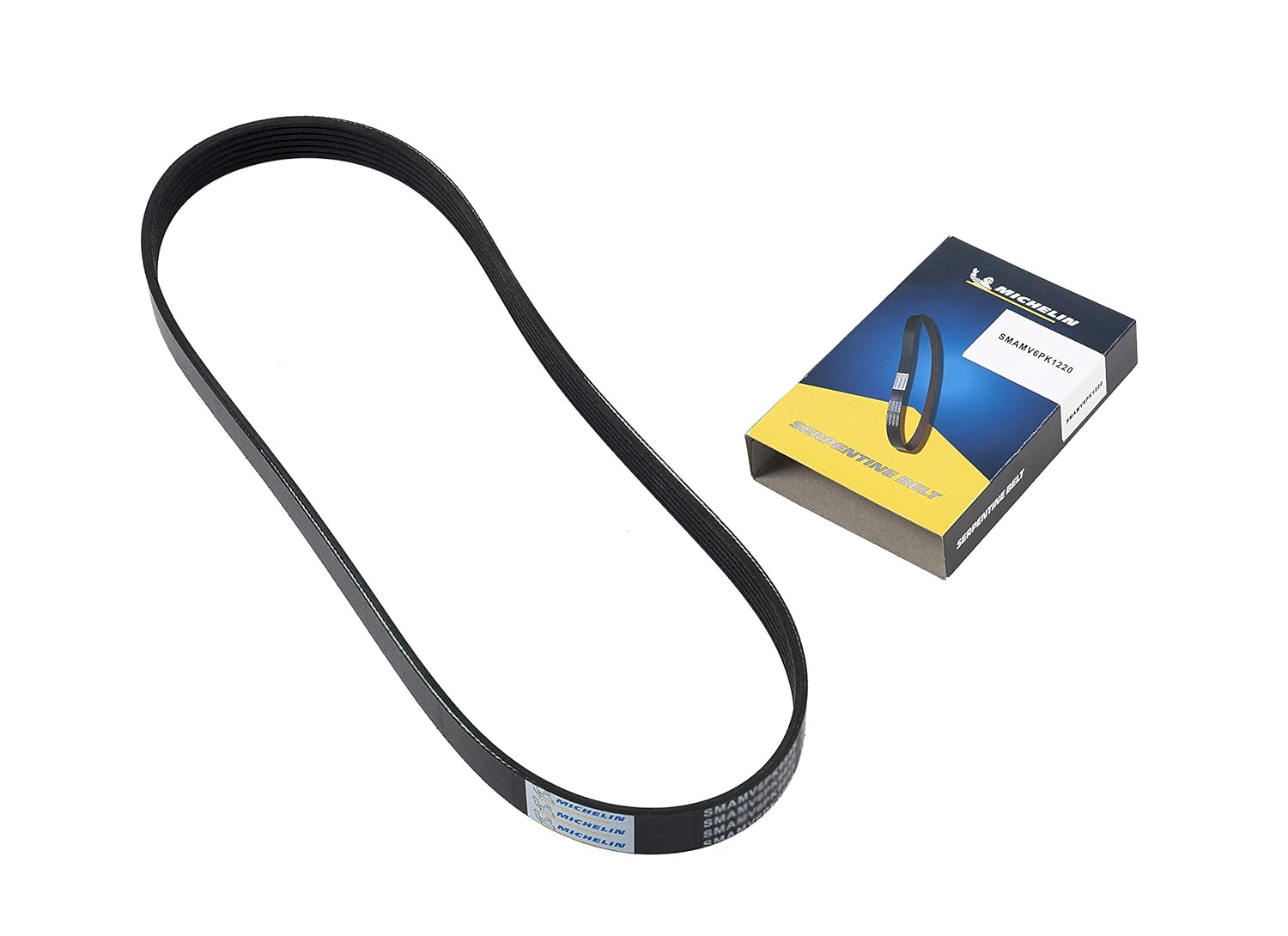 MICHELIN Serpentine Drive Belt SMAMV6PK1220 : Automotive